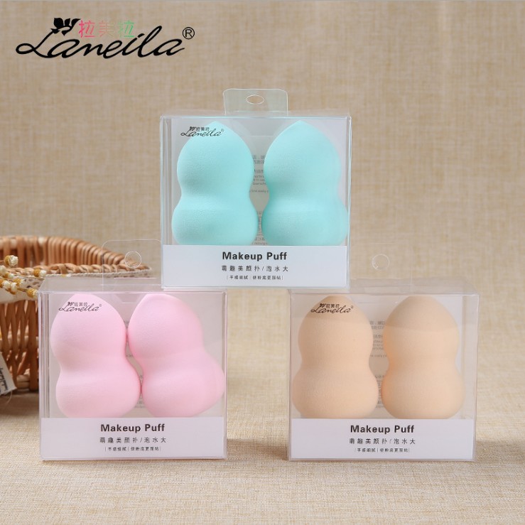 Burbuja de agua calabaza grande polvos de poliuretano hidrofílico dos trajes de maquillaje maquillaje huevo belleza herramienta de maquillaje A79952