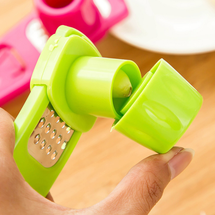 Wholesale of kitchen small tools, including multi-functional garlic mincing box, garlic press, garlic paste and mashing machine, and ginger and garlic mincing machine Specification image