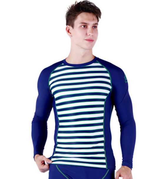 New outdoor diving suit short sleeve quick dry split swimsuit single top for men Application Scenario