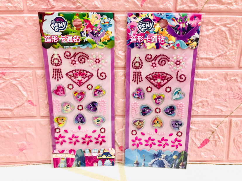 儿童奖励贴纸女孩手工粘贴钻石贴亚克力水晶装饰可爱宝石立体贴钻细节图