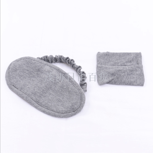 Aviation three-piece set, Indian cotton Japanese-style pillow, U-shaped pillow three-piece set, home and travel neck protection pillowcase details Picture