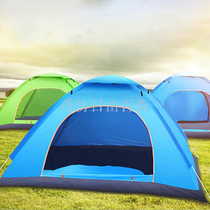 Open tents full automatic camping tents, one person, two doors, fishing tents