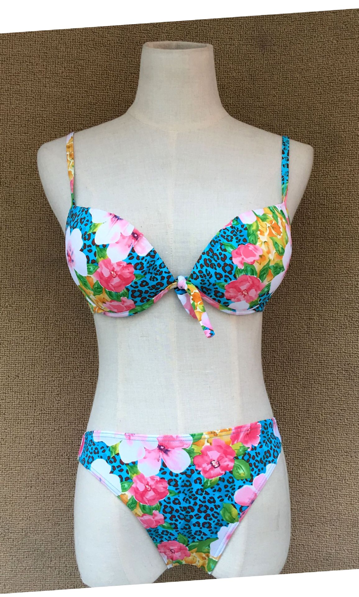 New women's bikini swimsuit in white bikini color