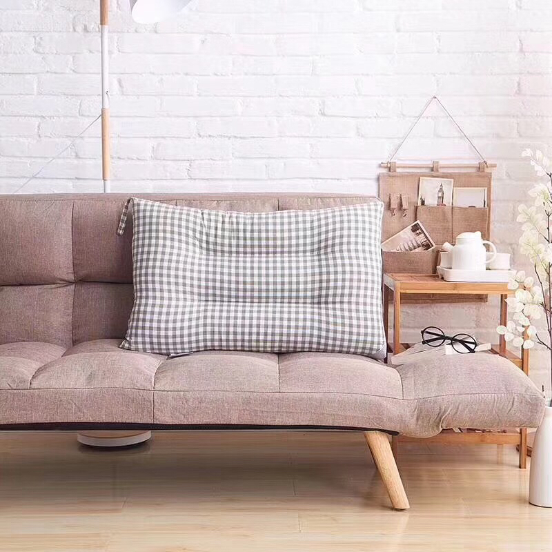 All Cotton Yarn-Dyed Washed Cotton Washed Pile Pillow Core details Picture