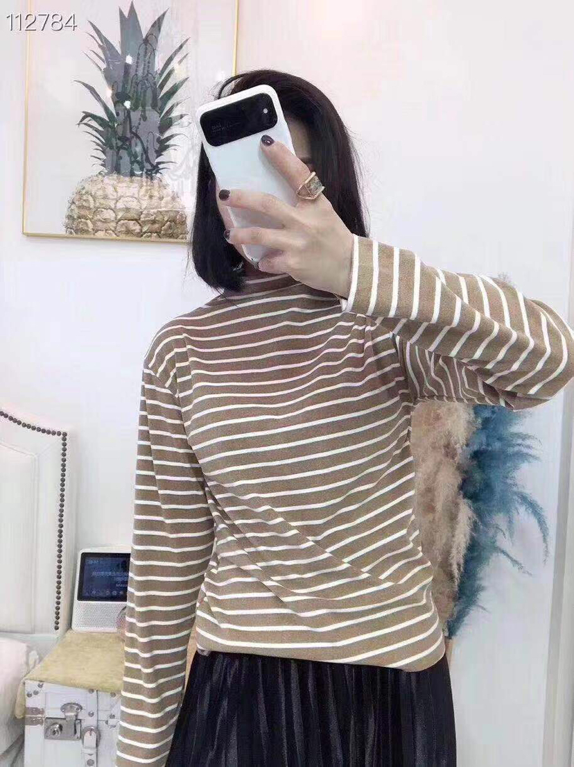 Stripe cationic base coat thickened double-sided velvet stripe new autumn and winter new semi - high collar warm base coat Specification drawing