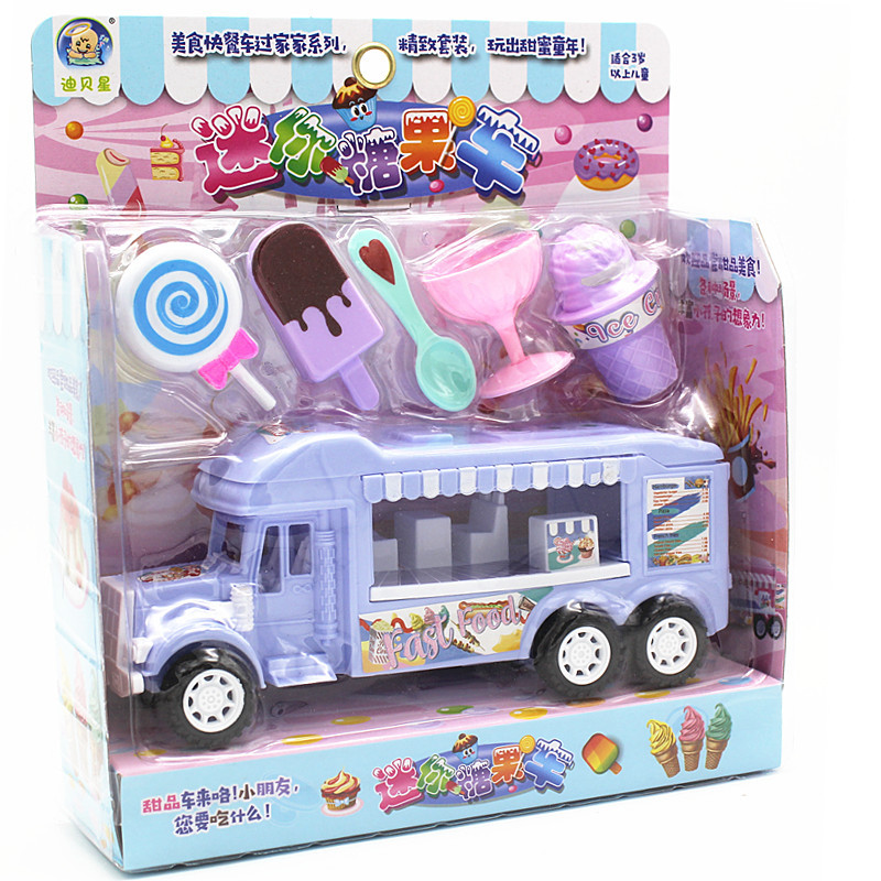 批发创意仿真甜品店车玩具 608-41儿童过家家套装玩具细节图