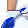 尼龙丁腈防滑耐磨浸胶手套胶手套涂胶防护劳保手套蓝色丁晴手套细节图