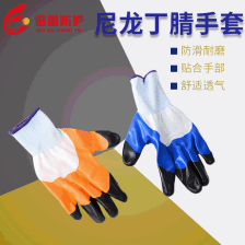 防割耐磨手套 多用途防滑防护手套工作手套 防油手套 纯胶加强指