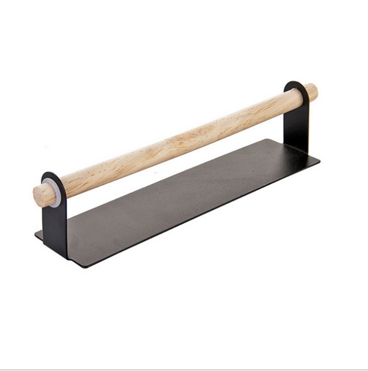 Adhesive wall-mounted towel rack, iron towel rack without drilling, kitchen rag rack, hanging rack, towel storage rack details Picture