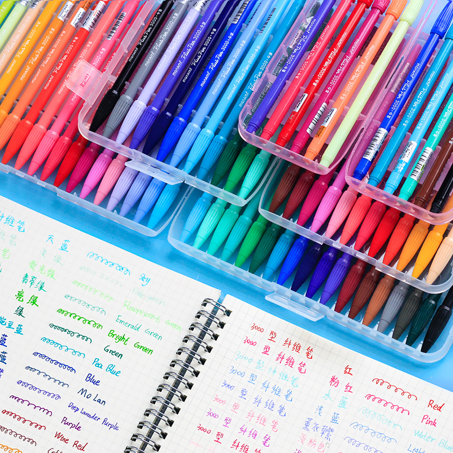 monami3000 Munami Watercolor Pen Set Color fiber head neutral pen Watercolor pen 36 colors thumbnail