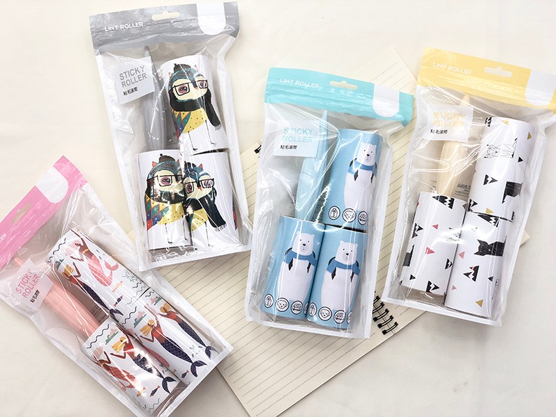 Portable wool remover can tear type clothing wool roller mini dust and wool roll dust paper dust remover