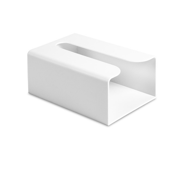 多用途免打孔厨房用纸收纳盒抽纸盒 无痕壁挂式纸巾架厕所纸巾盒产品图