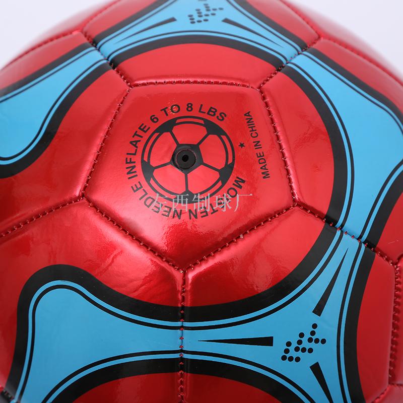 Zuo West Laser Colorful Cyclone No. 5 Soccer Machine Sewing Children Students Pvc Soccer Sports Goods Manufacturers Direct Sales details Picture
