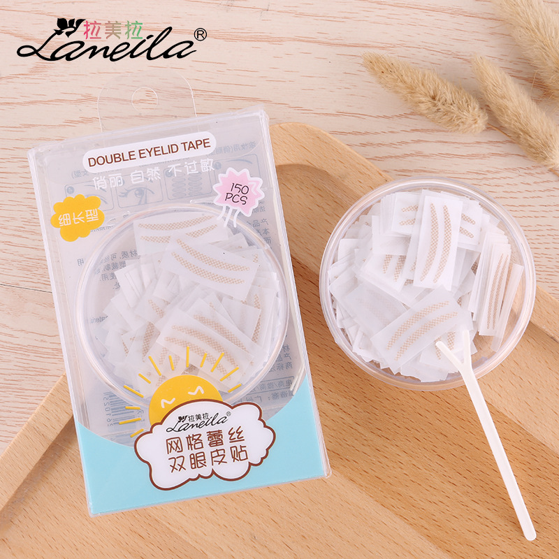 Latin American Pull Net Grace Double Eyelid Adhesive 150 double eyelid fiber strip Skin tone slim A880 full figure