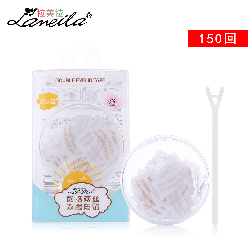 Latin American Pull Net Grace Double Eyelid Adhesive 150 double eyelid fiber strip Skin tone slim A880 Specification drawing