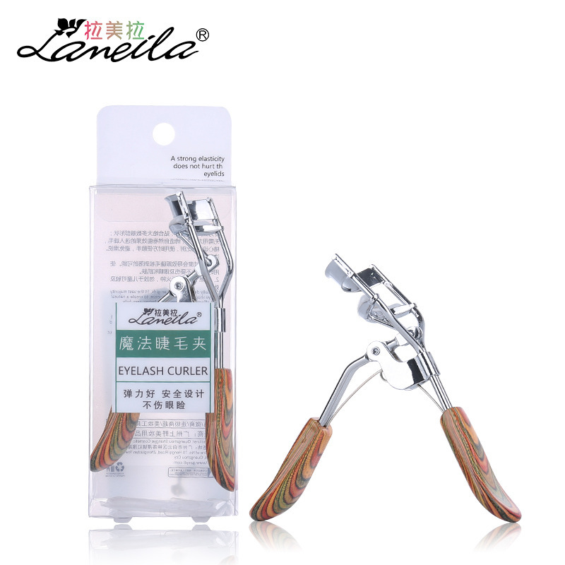 Lamella stainless steel Single Eyelash Curler Durable eyelash curling aid portable A313 full figure