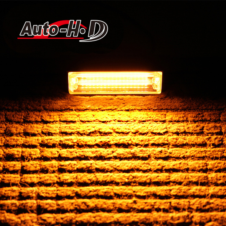 航达 5B COB货车 侧边灯 越野车 爆闪中网格格栅灯汽车警示侧边灯细节图