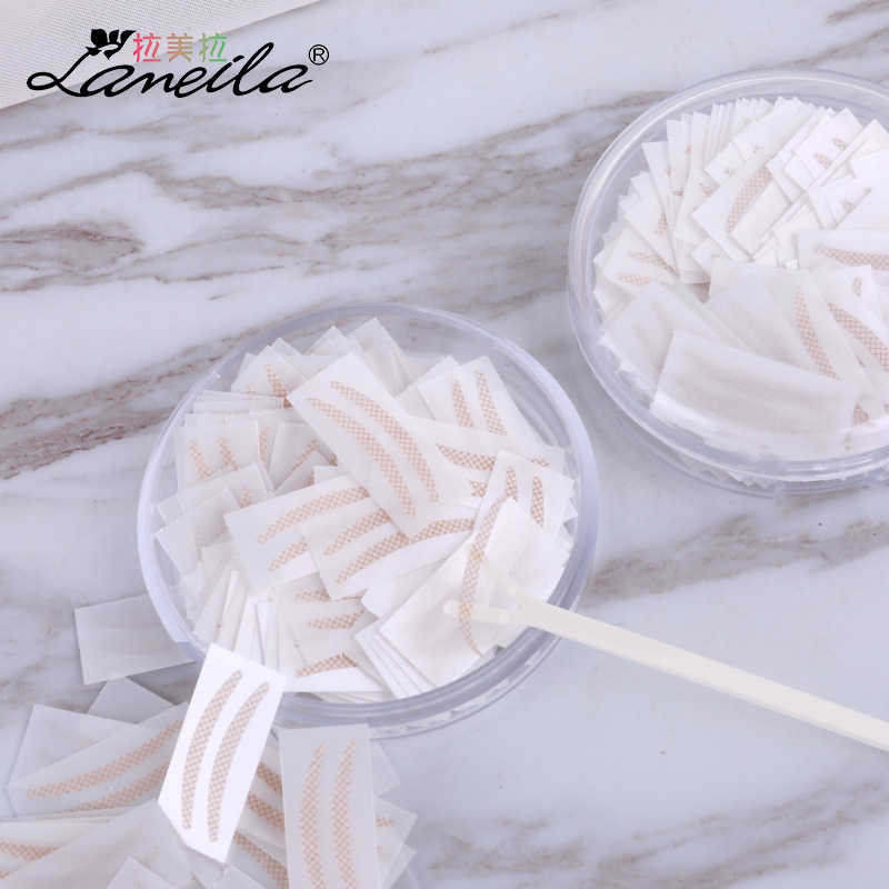 Latin American Pull Net Grace Double Eyelid Adhesive 150 double eyelid fiber strip Skin tone slim A880 Item Picture