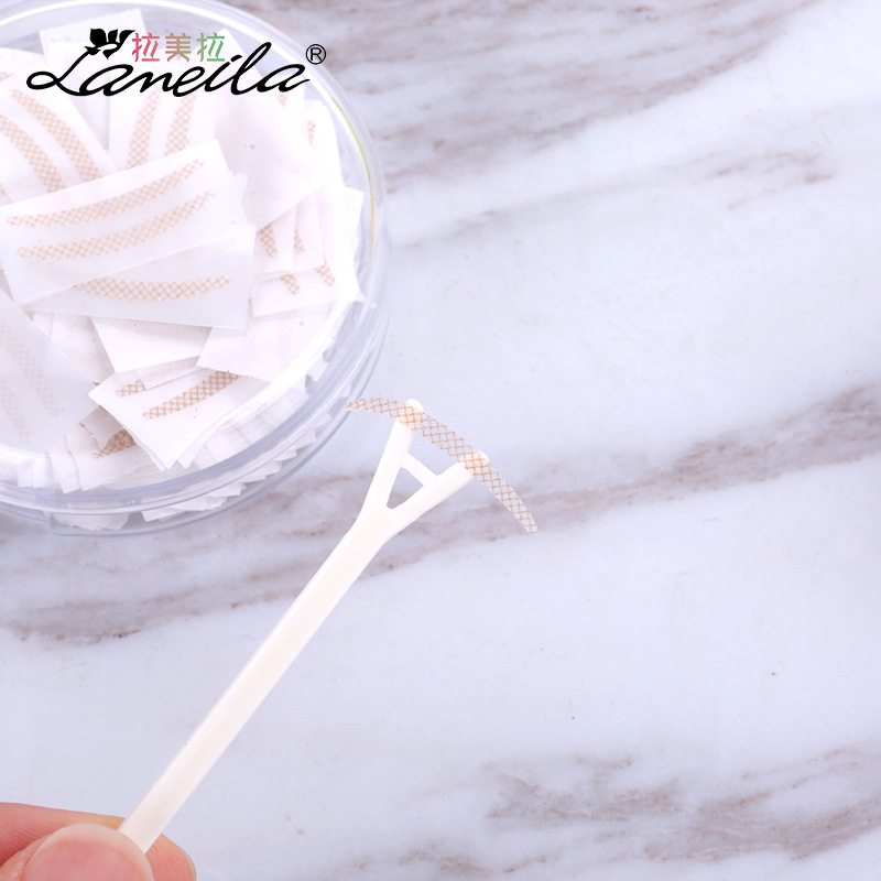 Latin American Pull Net Grace Double Eyelid Adhesive 150 double eyelid fiber strip Skin tone slim A880 Application Scenario
