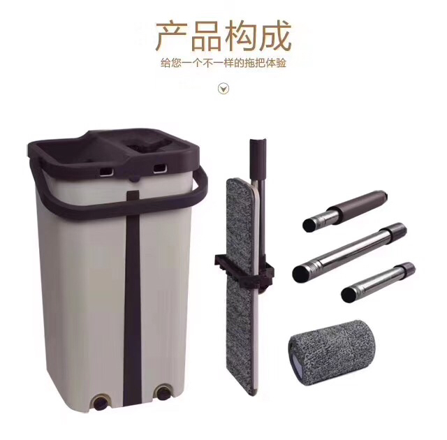 Factory direct sales of best-selling scratch-off scratch-off hand-wash mops, practical for home use, free hands, simple to install clothes hangers Application Scenario