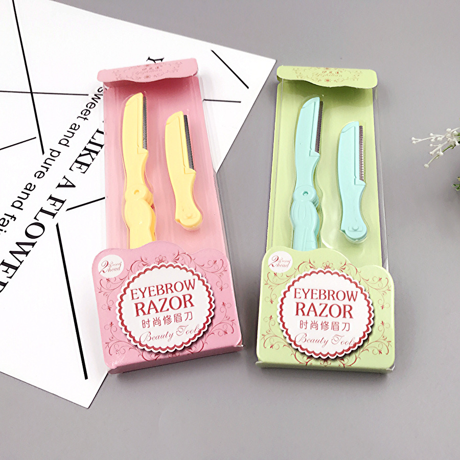 8050 genuine Izilian folding eyebrow knife box wholesale boutique eyebrow set manufacturers selling details Picture