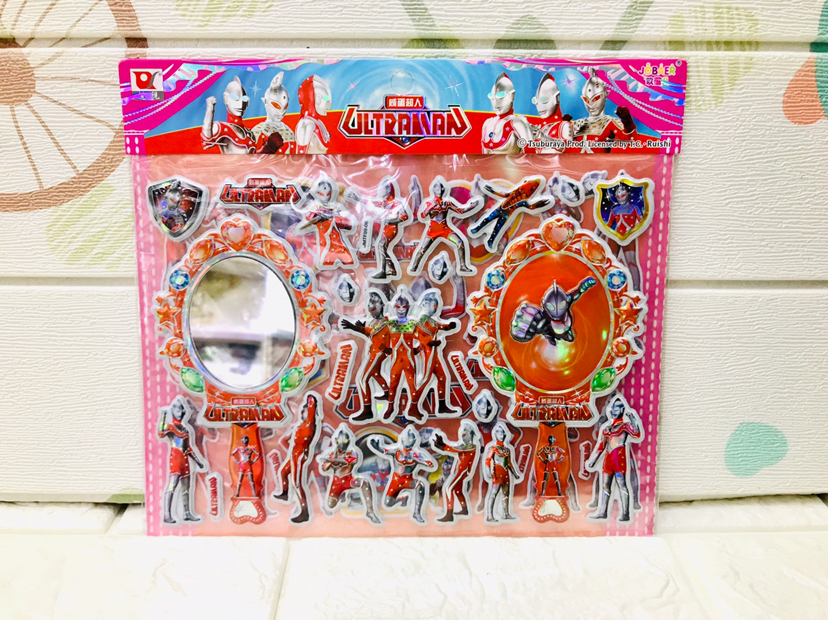 儿童贴纸公主换装卡通立体可爱女孩双层泡泡贴纸手工反复粘贴贴纸细节图