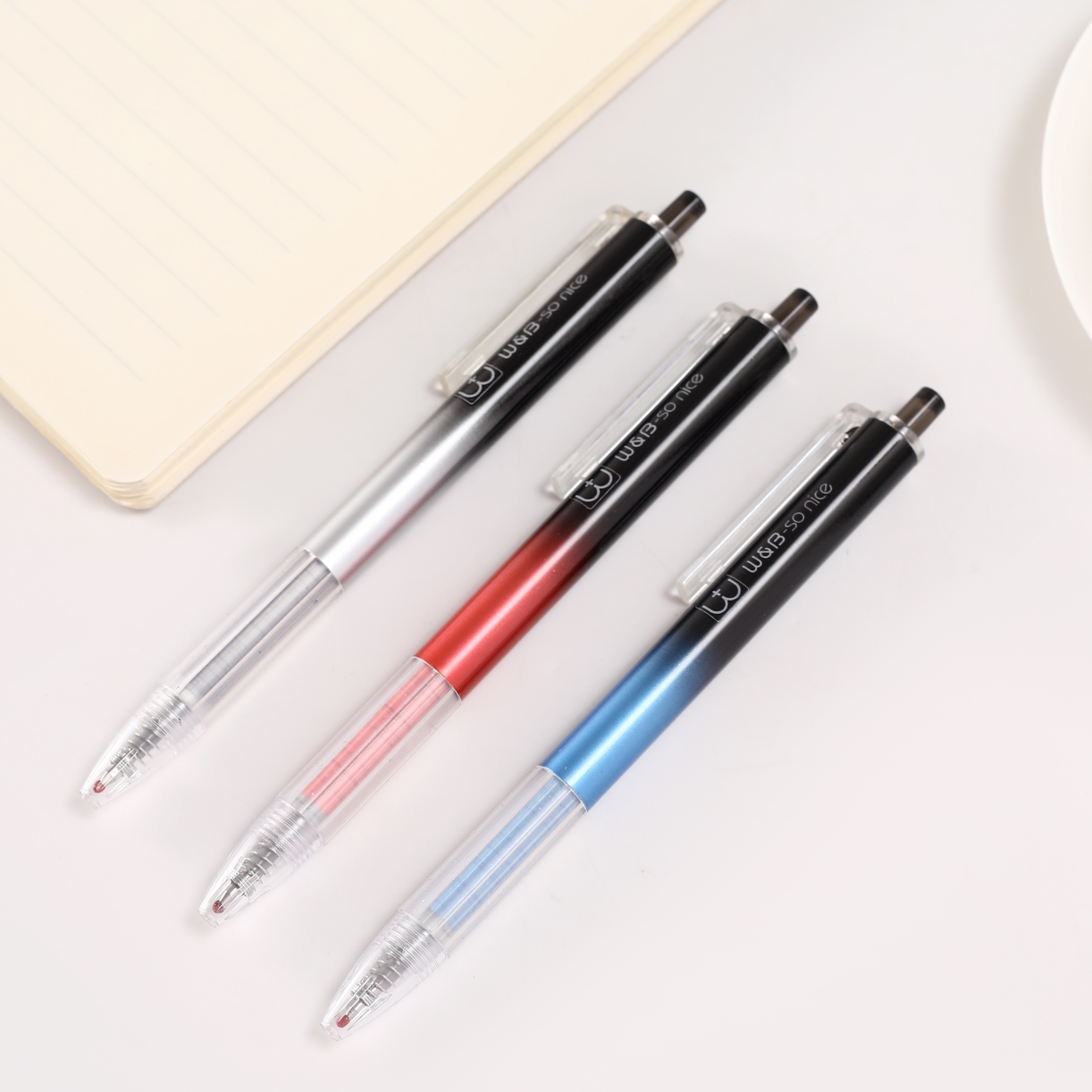 Wanbang Youpin GP-203 New Model bullet Point Press Gel Pen Creative Office Student Edition 0.5mm details Picture
