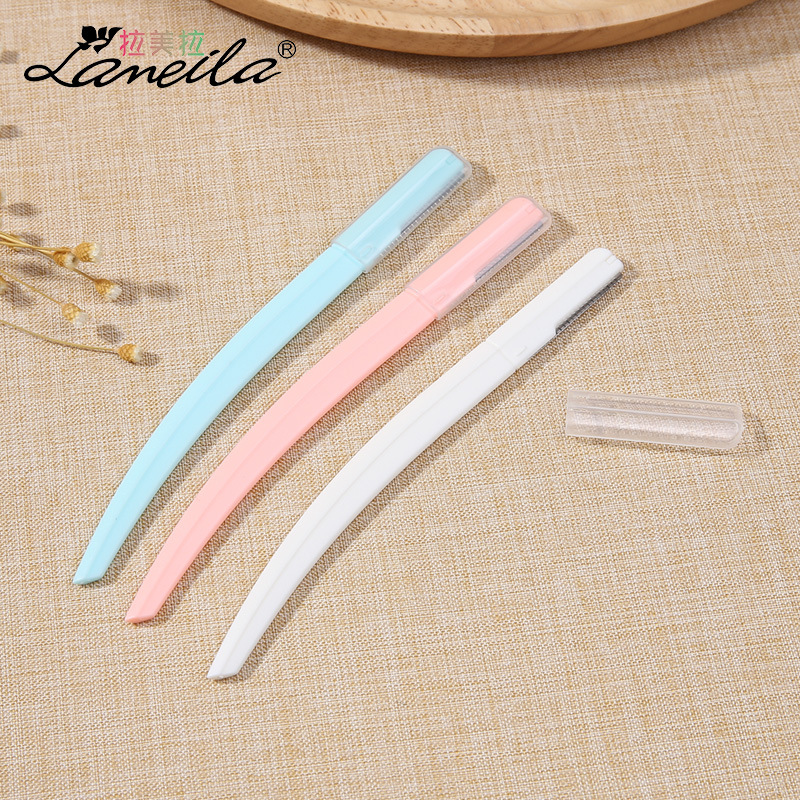 Lamella portable three boxed stainless steel eyebrow Shaver for women Professional Eyebrow Shaver A923 Specification drawing
