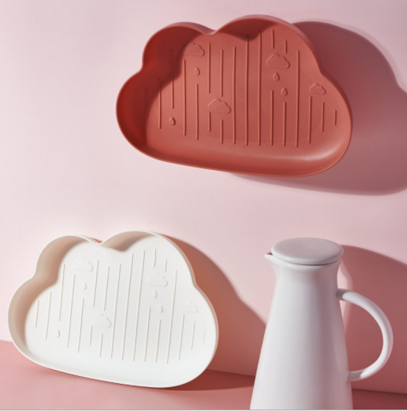 卡通果盘水果盘云朵糖果盘简约功能果蔬篮加厚耐用环保零食盘产品图