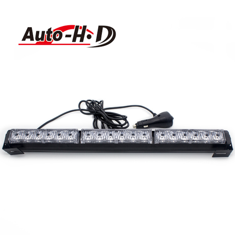 54W 18Led Long Strip Flash Light Automotive Grid Single Row Light Project Roof Warning Light Strobe Stick Light Specification drawing