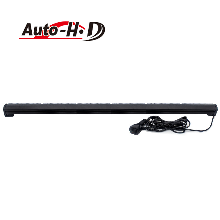 108W 36Led 6 Long Strip Flash Lights Automotive Grid Single Row Bar Lights Engineering Roof Warning Light Stick Lights Specification drawing