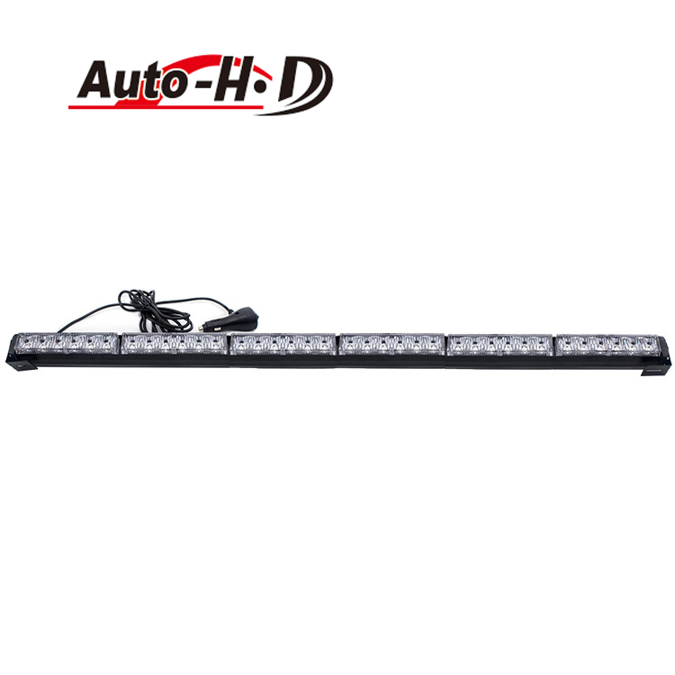 108W 36Led 6 Long Strip Flash Lights Automotive Grid Single Row Bar Lights Engineering Roof Warning Light Stick Lights details Picture