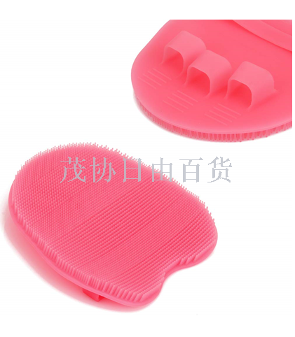Silica gel bath brush for children with soft silica wool bath brush multi-functional silica gel dishwashing brush