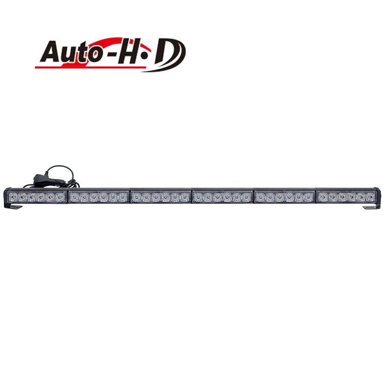 108W 36Led 6 Long Strip Flash Lights Automotive Grid Single Row Bar Lights Engineering Roof Warning Light Stick Lights Item Picture