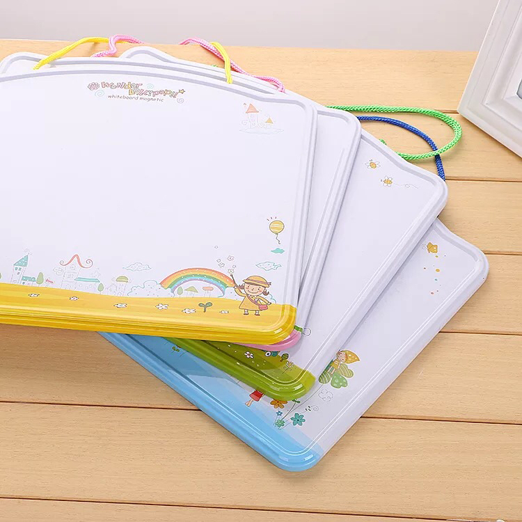 磁性手写字板/写字白板/白板/磁性写字板/异色玻璃写字板白底实物图