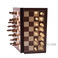 新款便携式国际象棋拼格磁性PVC木棋盘益智棋盘休闲游戏厂家批发图