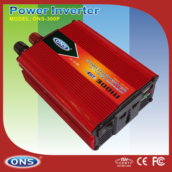 Automobile high-power inverter 12V/24V to 220V 300W onboard inverter thumbnail