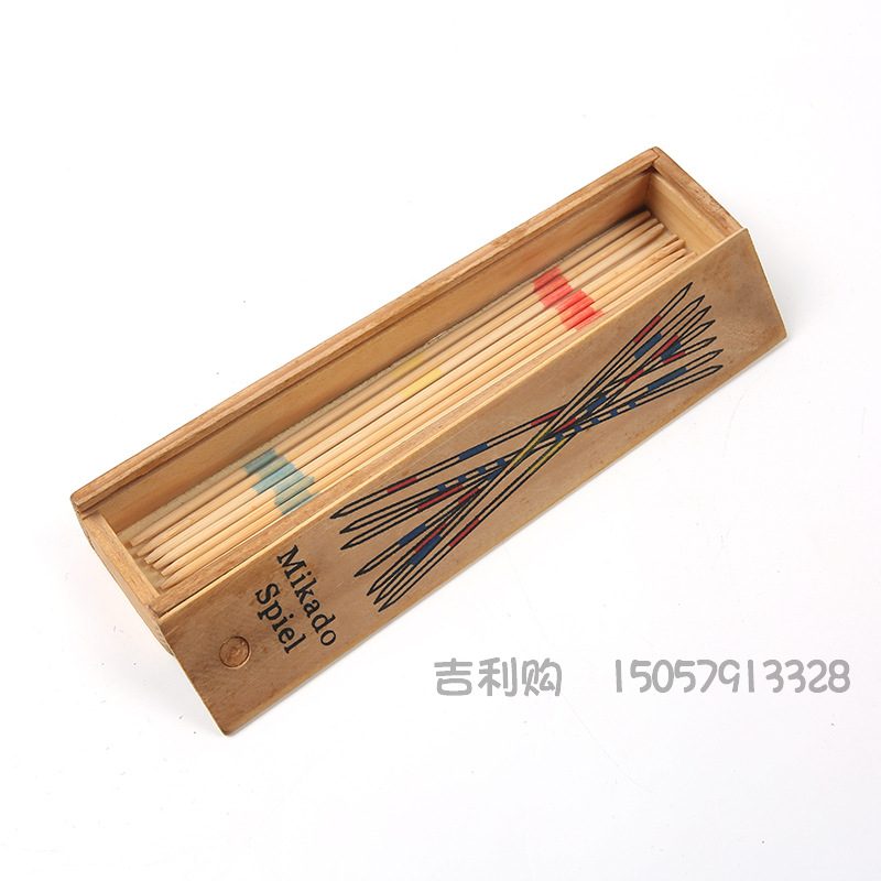 经典童年趣味挑木棍游戏 儿童棍棒娱乐休闲桌游外贸玩具厂家直销产品图