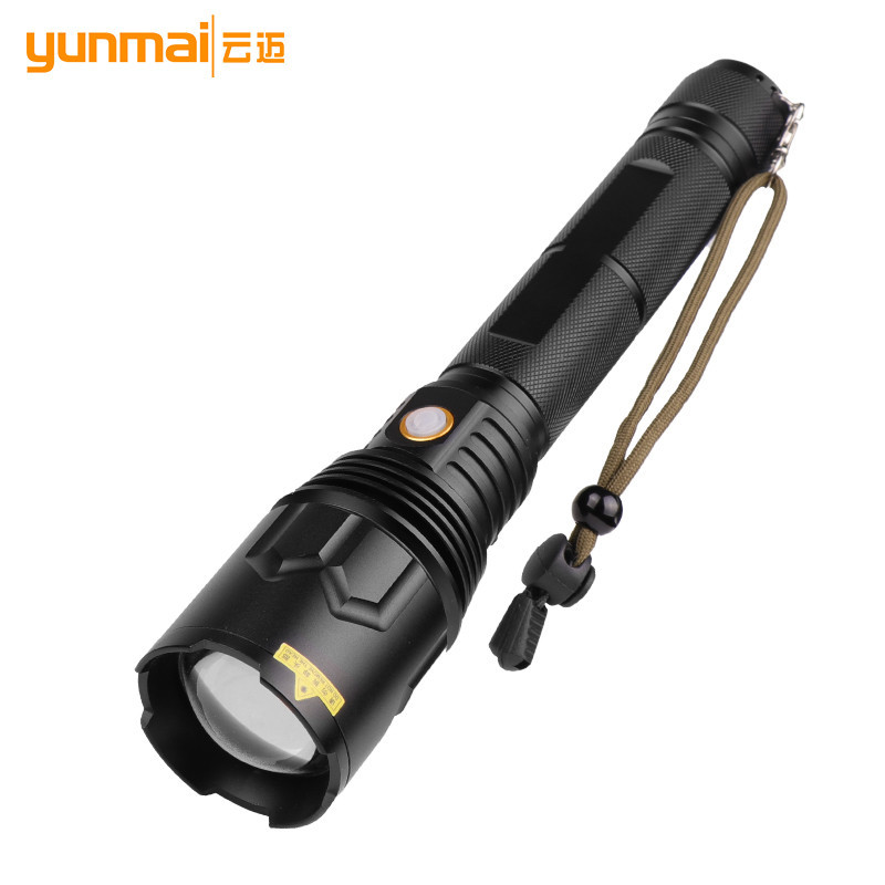 跨境新款 铝合金安全锤工作灯 调光户外照明 P70 5档强光手电筒