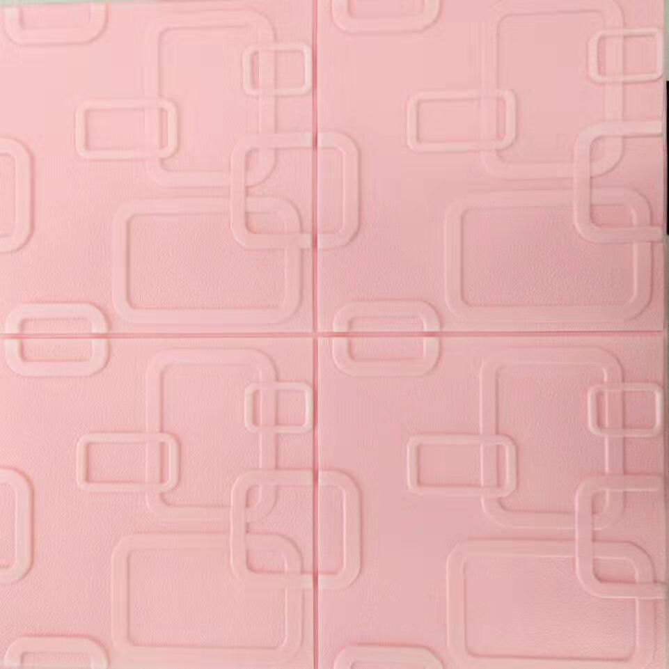 70*70*6mm self-adhesive 3D foam wall pasting environmental background wall soft cover wall pasting wallpaper wallpaper Specification drawing