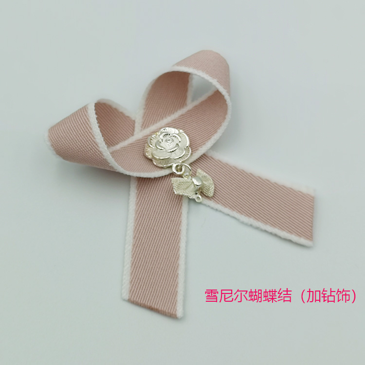 Polyester ribbon ribbed ribbon Chenille ribbon bow shoe flower Specification image