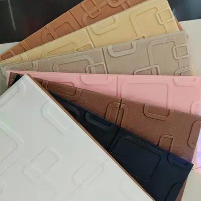 70*70*6mm self-adhesive 3D foam wall paste environmental background wall soft wrap wall paste wallpaper thumbnail