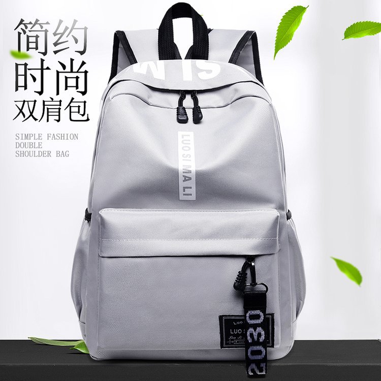 Factory direct sales and wholesale of 2019 spring nylon waterproof backpacks for students, campus style, large-capacity schoolbags details Picture