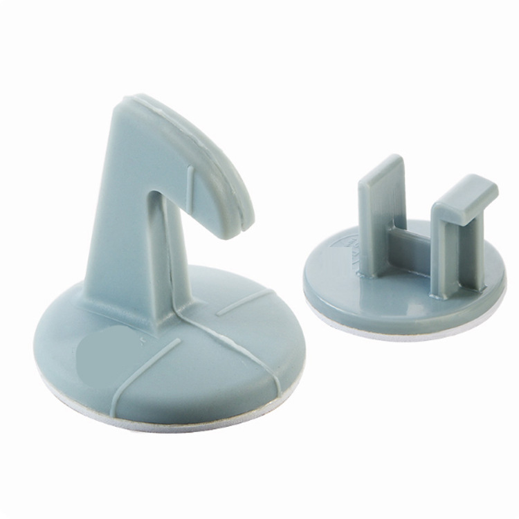Creative silicone door handle anti-collision pad set, home hook-mounted wall buffer pad, rear door lock anti-collision pad Item Picture