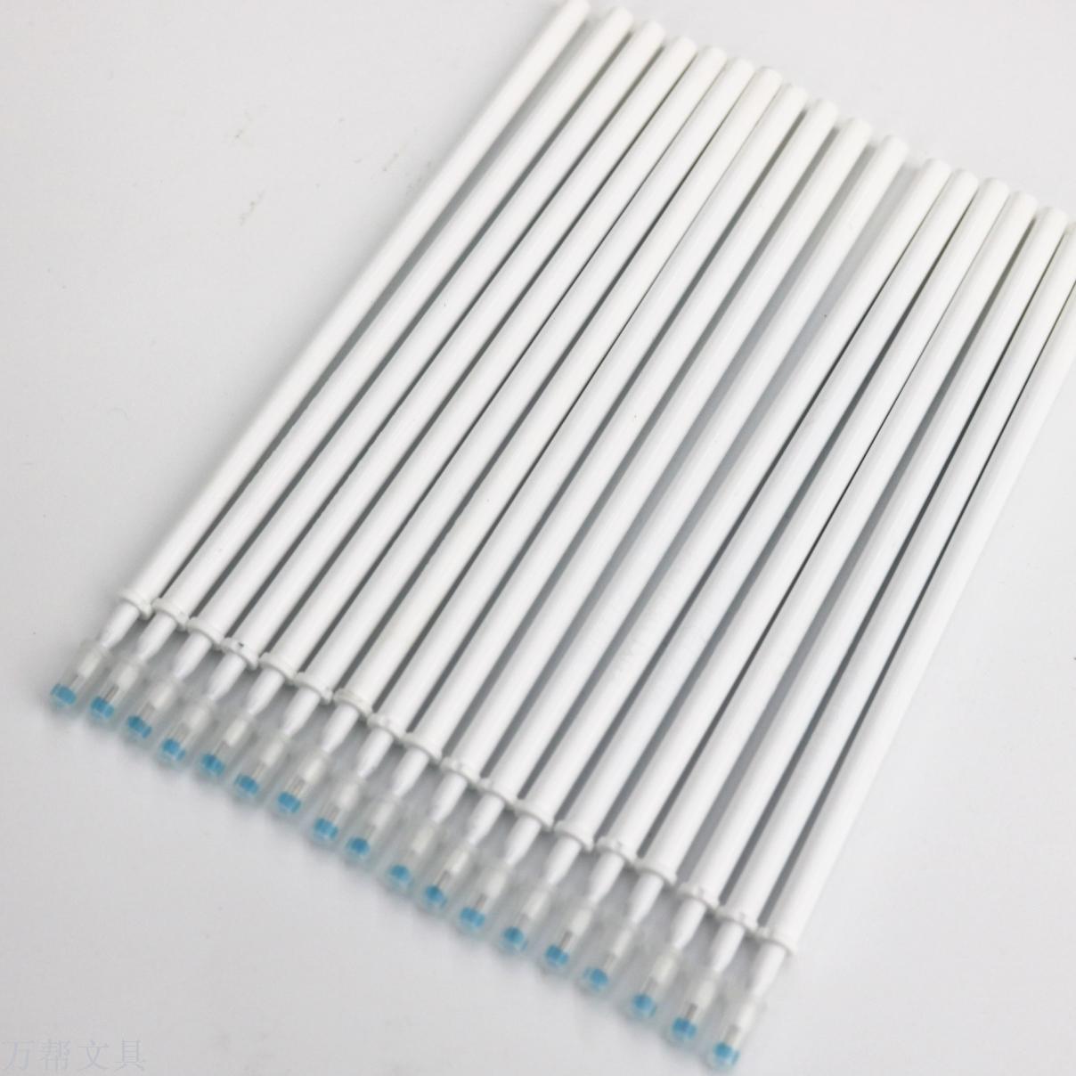 【 Super Cheap 】 Wanbang 0.5mm black core white oil tube ballpoint pen refit full needle tube 2.86 inner hole details Picture