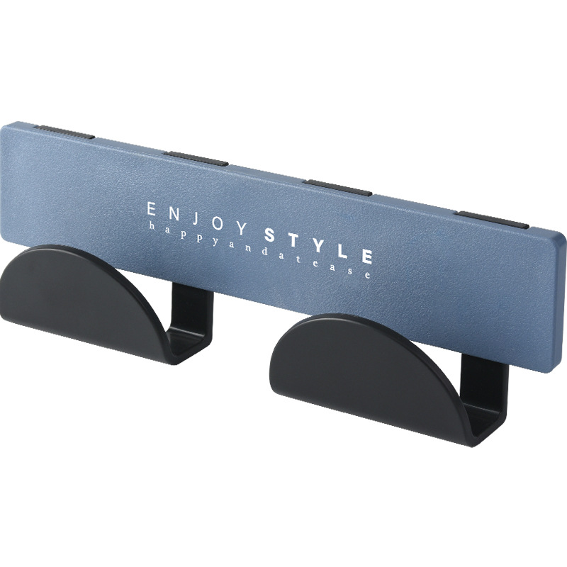 ABS挂钩墙壁挂挂衣架强力粘胶厨房衣服免打孔帽子墙上粘钩白底实物图