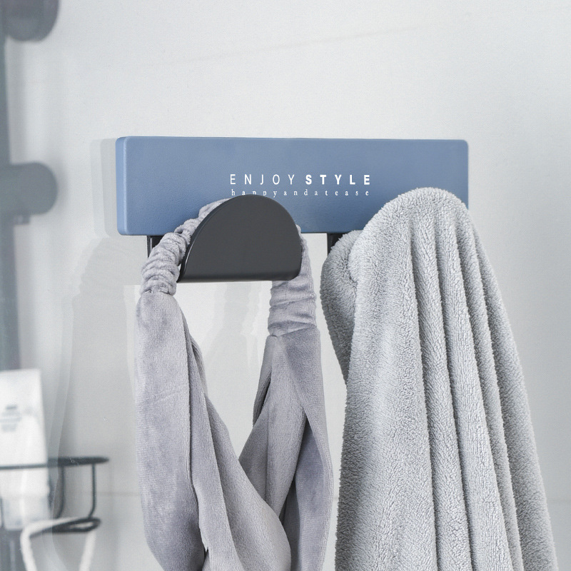 ABS挂钩墙壁挂挂衣架强力粘胶厨房衣服免打孔帽子墙上粘钩细节图