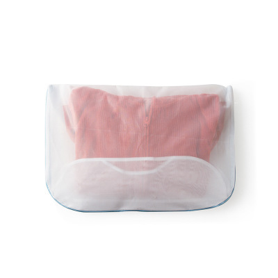 玖悦晒衣篮晒衣网袋晾衣服网兜晾晒网袋毛衣架白底实物图