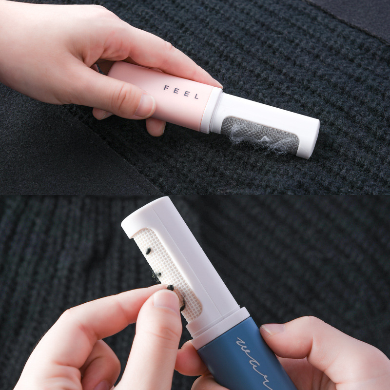 Manual double-head convenient woolen coat hair remover, garment lint remover, dust collector, portable hair shaving Application Scenario
