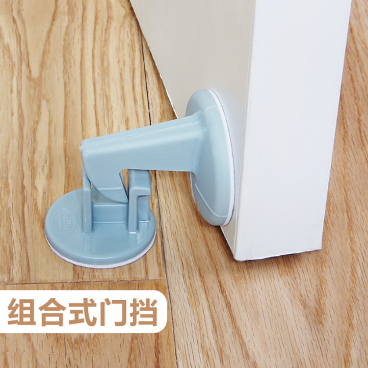 Creative silicone door handle anti-collision pad set, home hook-mounted wall buffer pad, rear door lock anti-collision pad